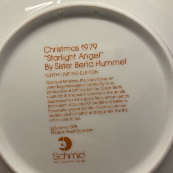 Collectable plate Hummel style - Picture 3 of 4